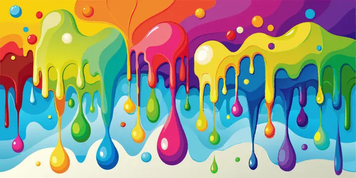 Paint drips background