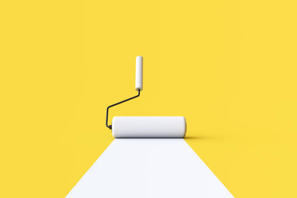 Paint roller pattern background